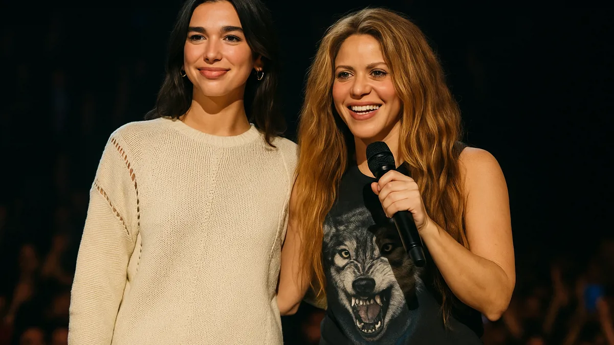 Dua Lipa surprises fans with Shakira during Madrid concert