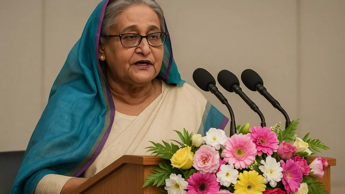 Sheikh Hasina warns of constitutional crisis during Geneva seminar