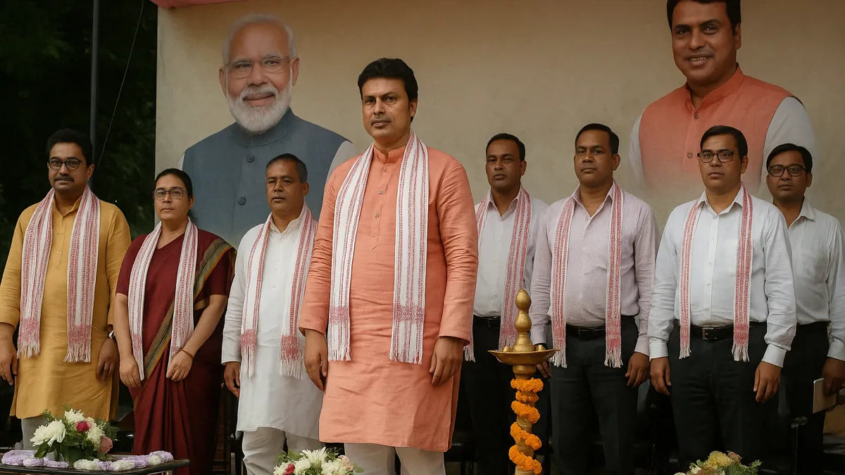 Tripura Chief Minister announces statewide urban modernization plan