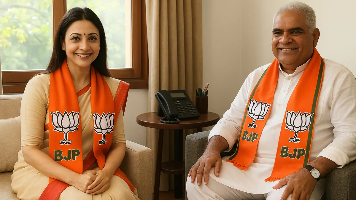 Koel Mallick joins BJP as candidate for West Bengal Rajya Sabha bypoll
