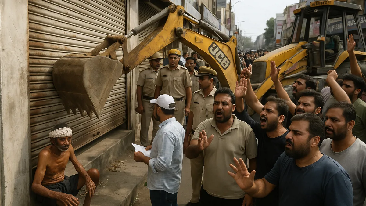 JDA initiates anti-encroachment drive on New Sanganer Road amid protests