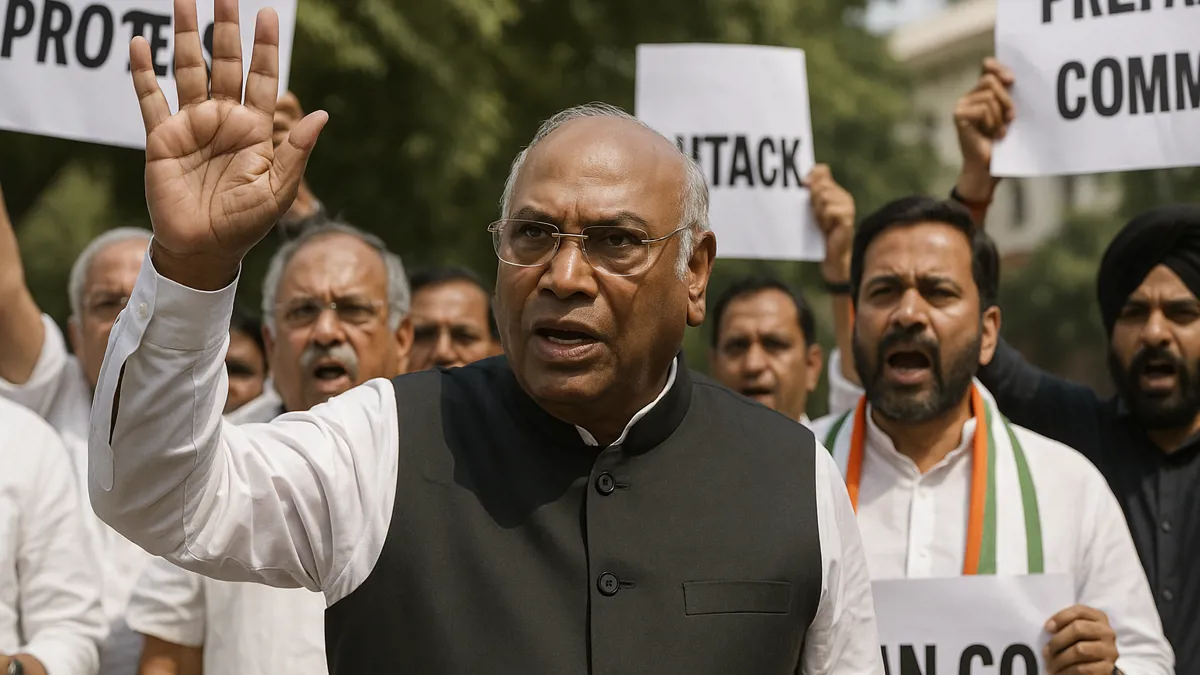 Congress intensifies protests over Election Commission actions