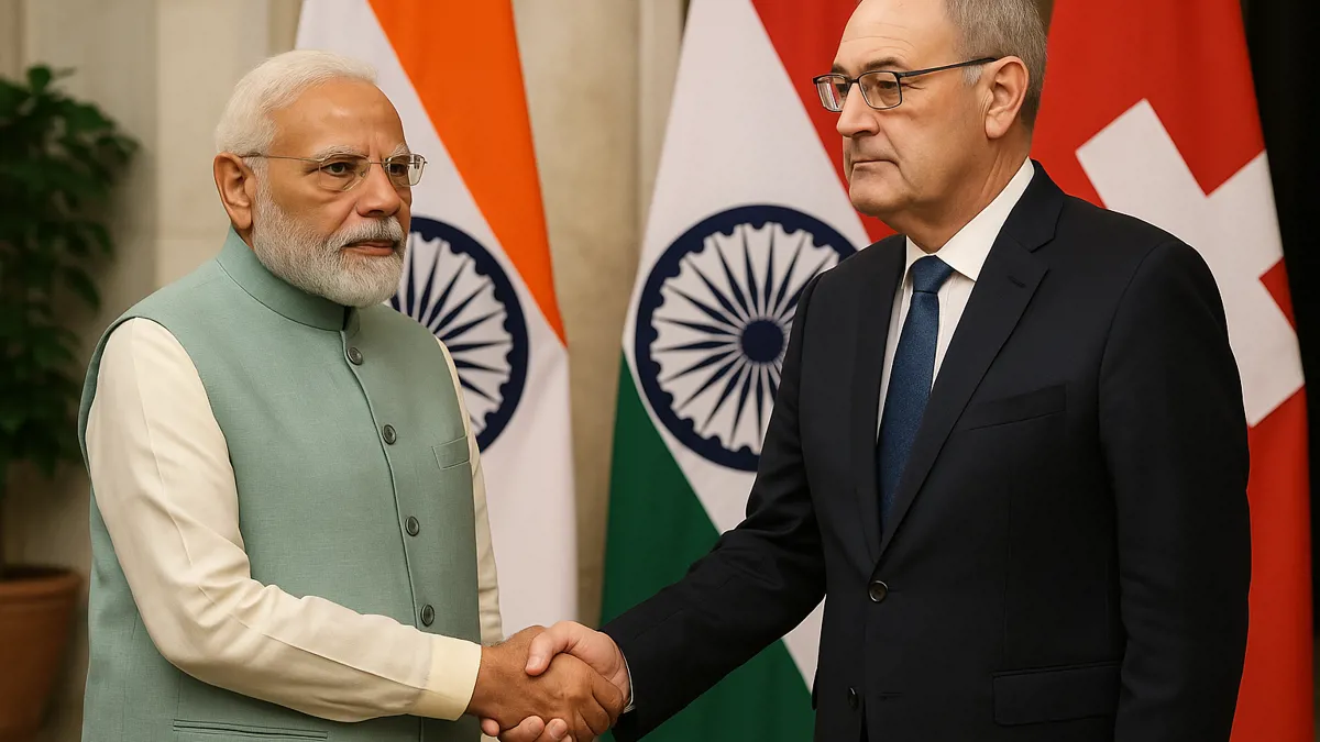 Modi meets Swiss President Parmelin during state visit to India