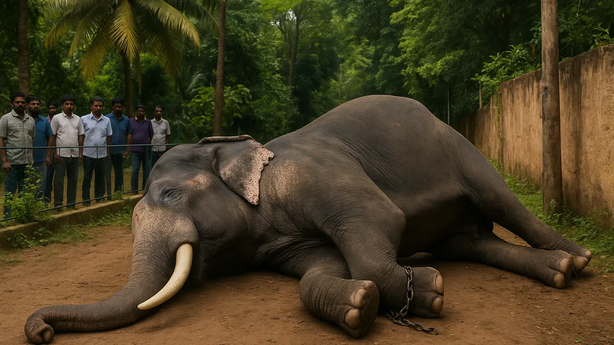 Death of Kerala's Beloved Elephant Brahmadathan Sparks Mourning