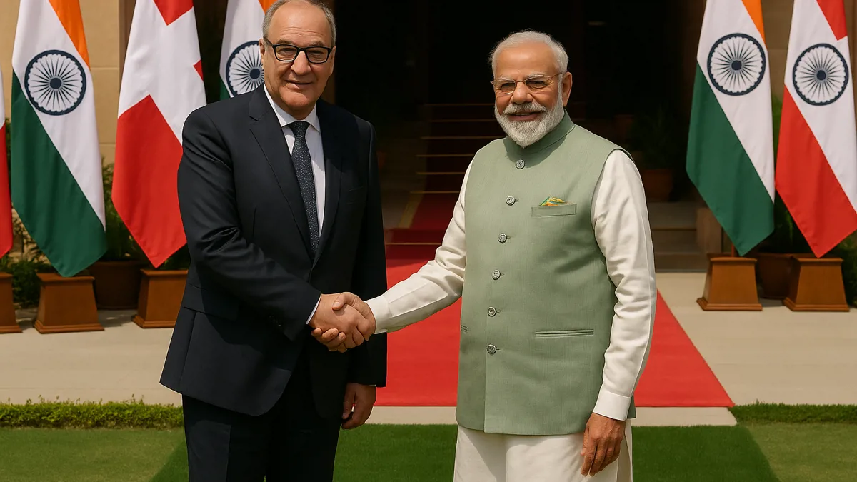 Swiss President Guy Parmelin Begins State Visit to India